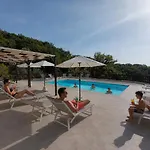 Ferienhaus Fattoria Cristina Family Duplex With Pool, Panoramic Terrace & Farm Animals - Bilo Rosa